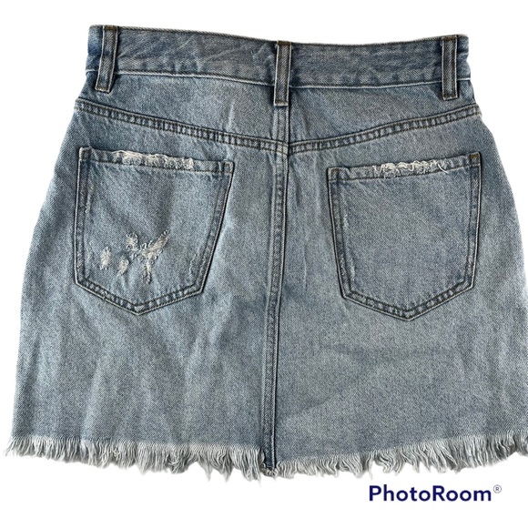 Pacsun denim mini skirt. - Picture 2 of 3